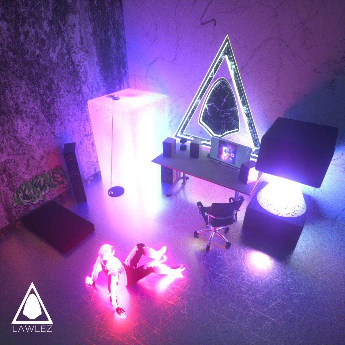 Lawlez_'s tweet photo. Witing for render π #c4d #cinema4d #octane #3dlife #lawlez #pink https://t.co/jjWzFZZWj0