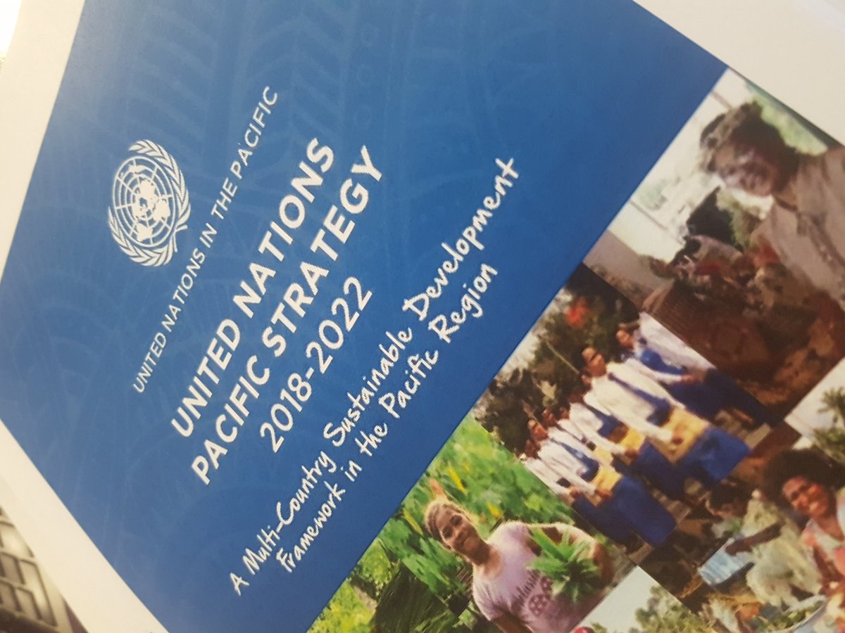 ElsieFukofuka's tweet photo. Hon Deputy Prime Minister signs UN Pacific Strategy 2018-2022 for #Tonga w UN Resident Coordinator in Suva 2day https://t.co/U3CoAkvcU9