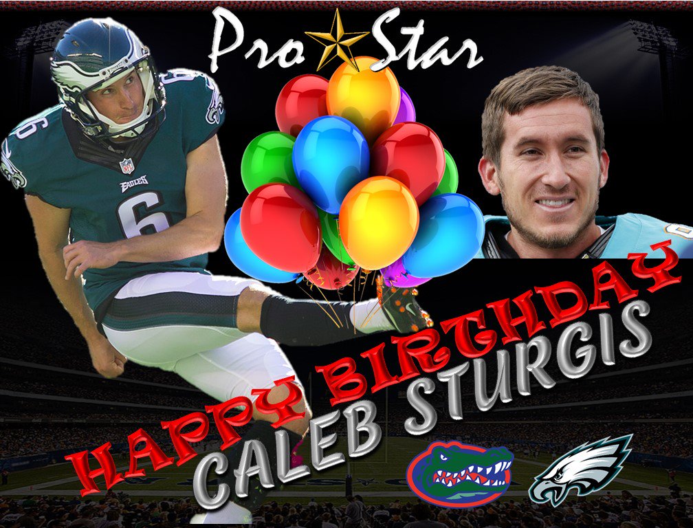 Happy Birthday to client,  kicker Caleb Sturgis! 