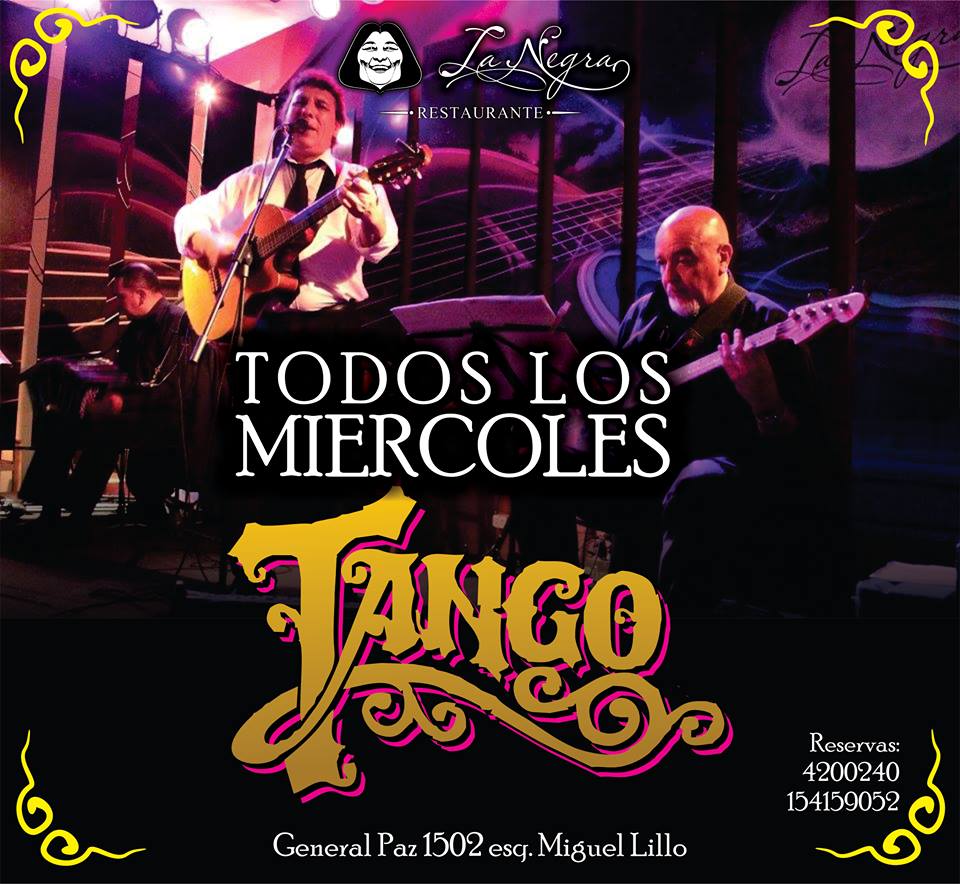 lanegrarest's tweet photo. #miercolesdetango en @lanegrarest No se cobra derecho de espectáculo! Reservas al 4200240 o 3814159052 https://t.co/BVIsWn3kX3