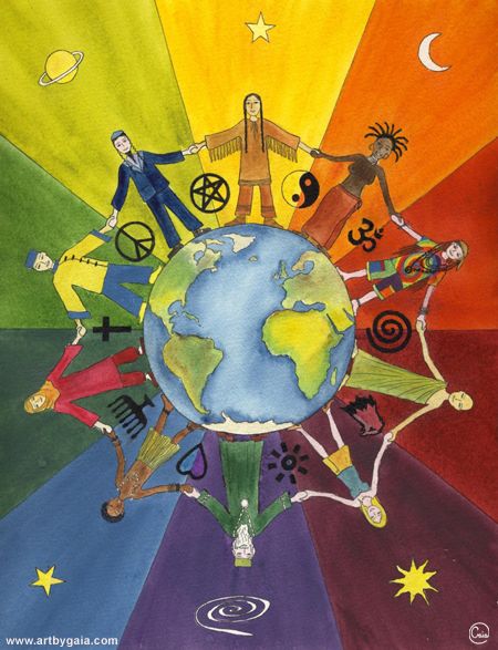 Uniting across culture, country, religion, race, or language💛💚💙💜 #RainbowWarriors #iSeeiCelebrate