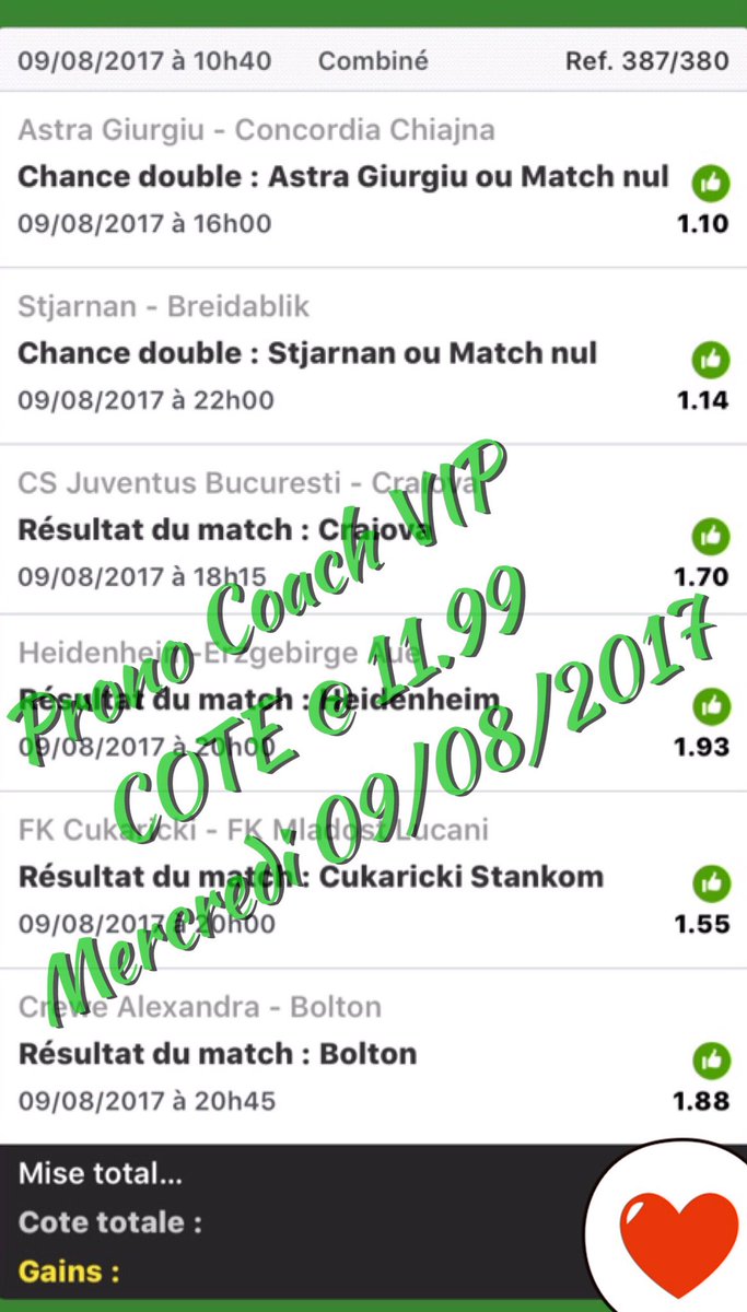 Pronocoach1's tweet image. PRONO COACH VIP

FOOT @ 11.99 ✅

Tous nos MISSILES sont disponibles uniquement sur notre VIP

#ParionsSport #TeamParieur #MortalCombo