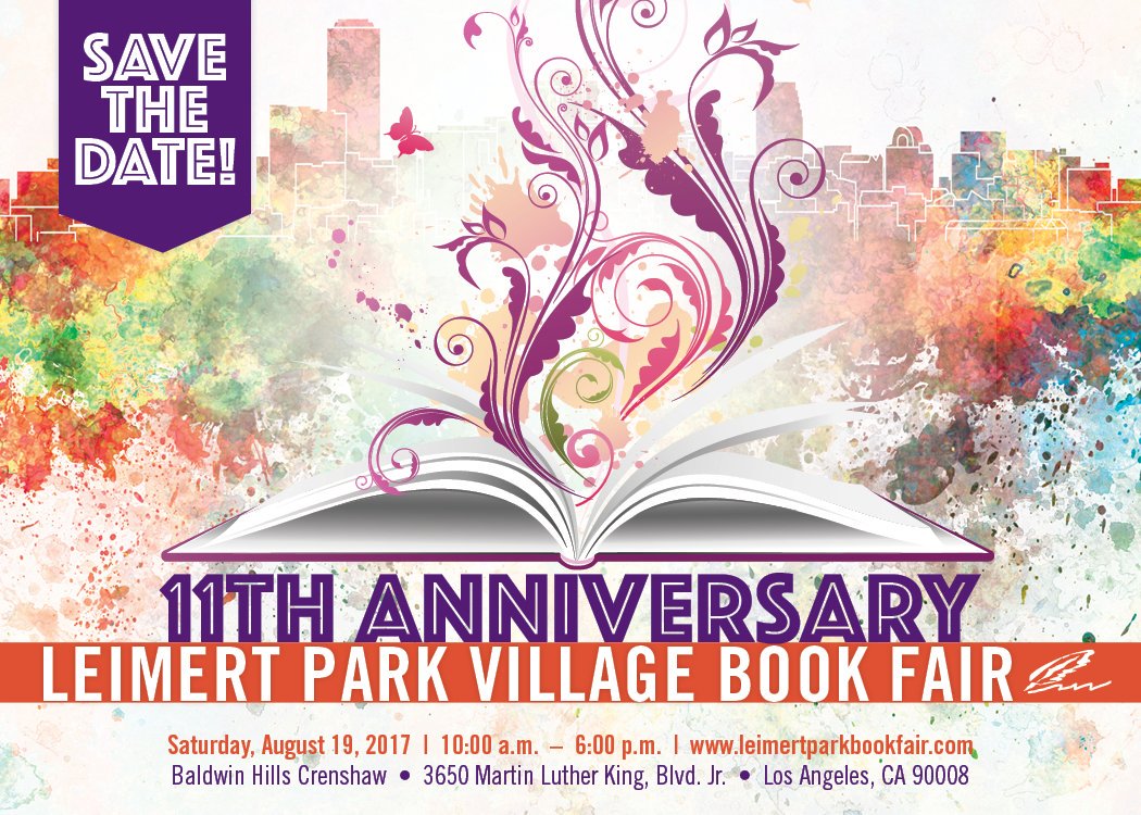 Happy National Book Lovers Day! Leimert Park Book Fair is coming Aug 19!