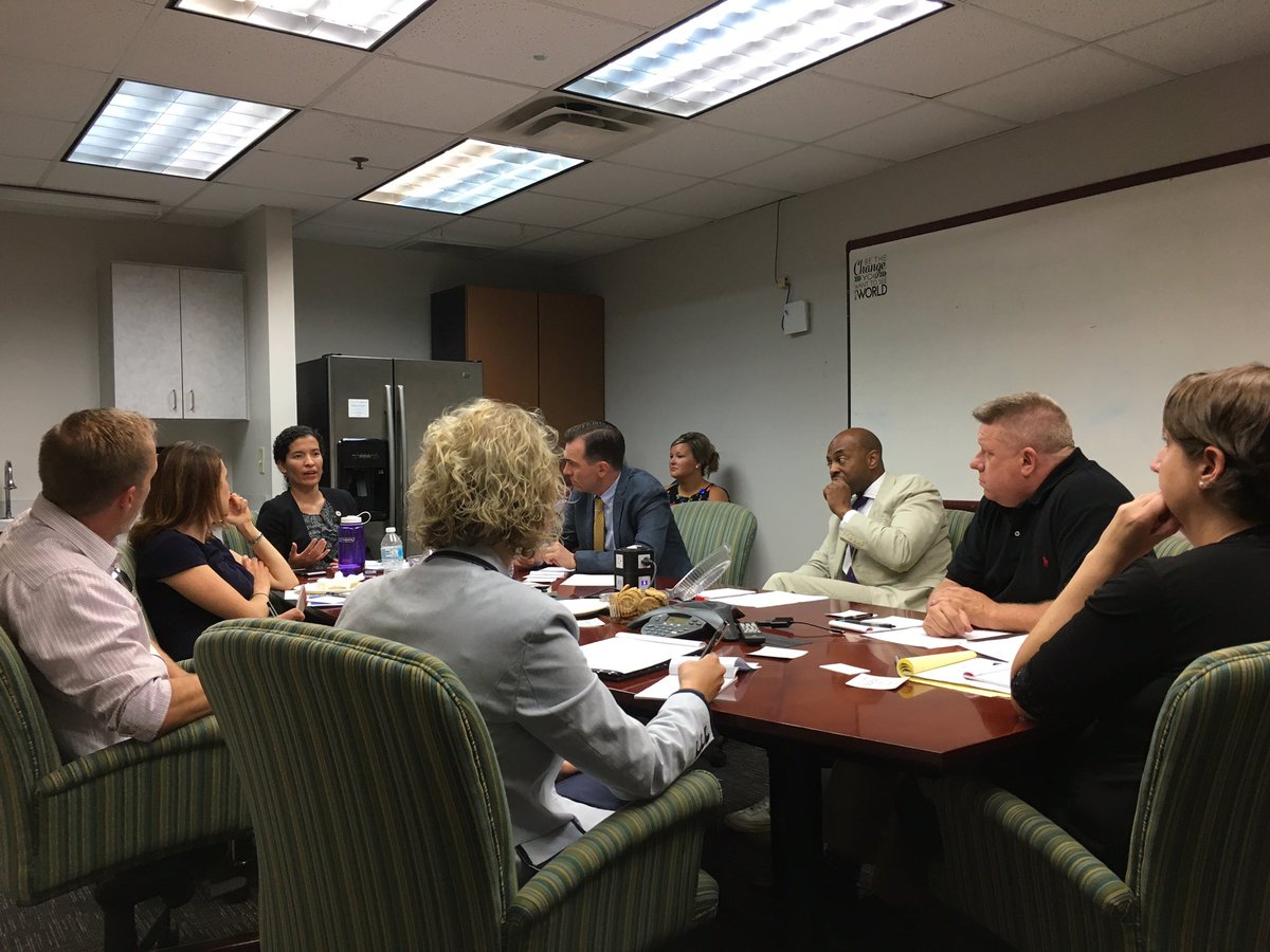 connectusHC's tweet image. It was an honor to have reps from our state gov't, @MayorMeganBarry's office &amp;amp; @TNJusticeCenter speak w/ us about health care policy today!