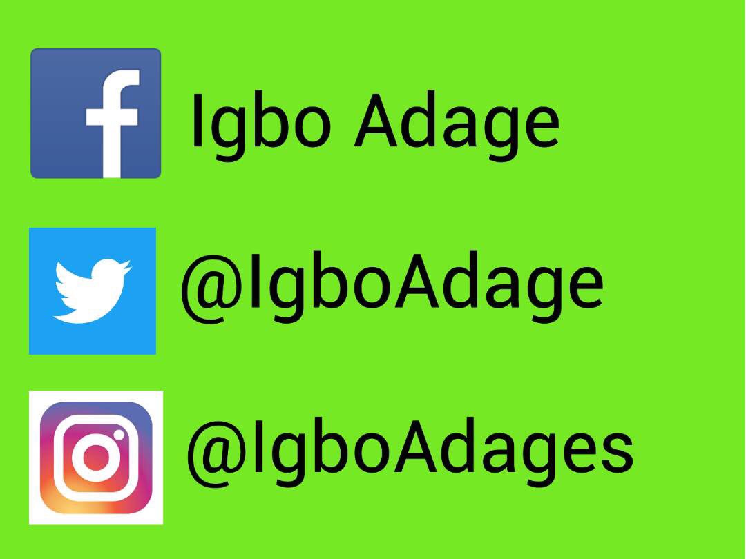 Igboadage's tweet photo. Soro anyị na 'Facebook' 'Instagram' na 'Twitter' ka ị nwee ike isonyere mkparịta ụka ma nweta amamihe na ekwentị gị ozugbo anyị bipụtara ya https://t.co/a0BPYQX7O4