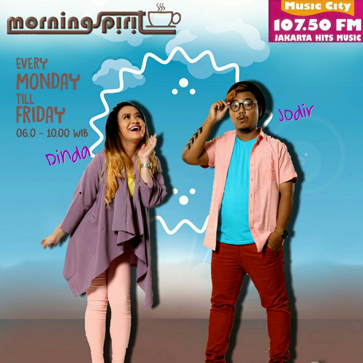 morning mc friend...siap2 bareng #morningspirit yok...semangat guys... @musiccity1075fm