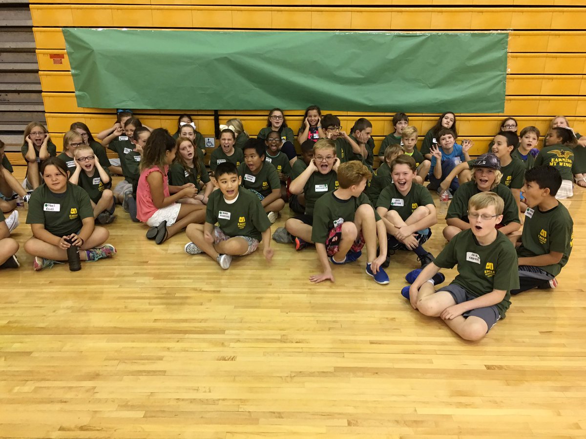 IndianSpringsMS's tweet photo. 5th Grade Eagle Training Camp #ISMSforce https://t.co/HpWVMUi4SE