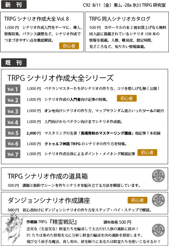 Trpgシナリオ作成大全 8