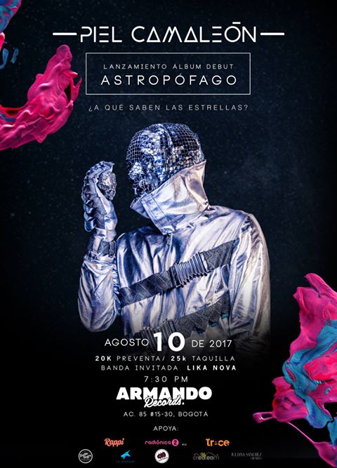 HeidySaku's tweet image. #EventoBomba

Esta noche @pielcamaleon1 realiza el lanzamiento de su álbum debut #Astropófago, los esperamos en #ArmandoRecords