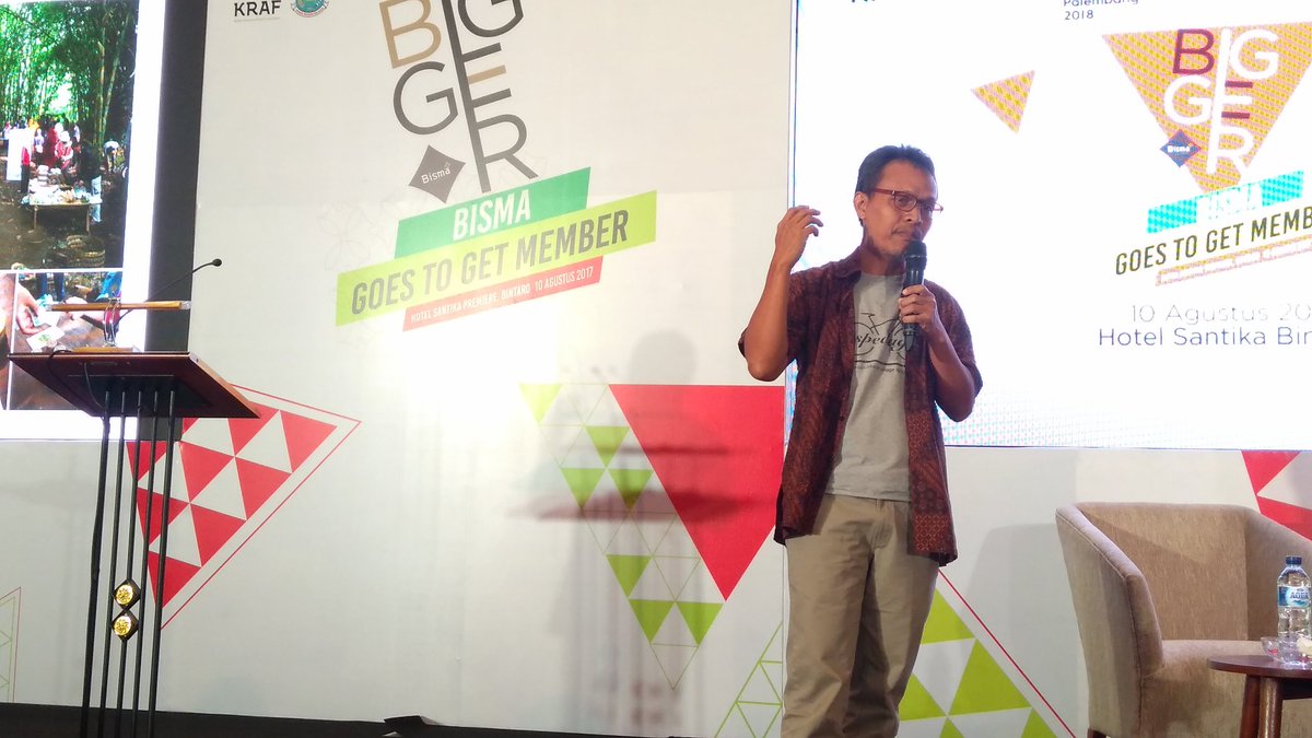 "Kadang kita tdk dpt melihat potensi diri krn terlalu kita anggap biasa" Singgih S Kartono, founder Magno &amp; <a href="/spedagi/">spedagi</a>