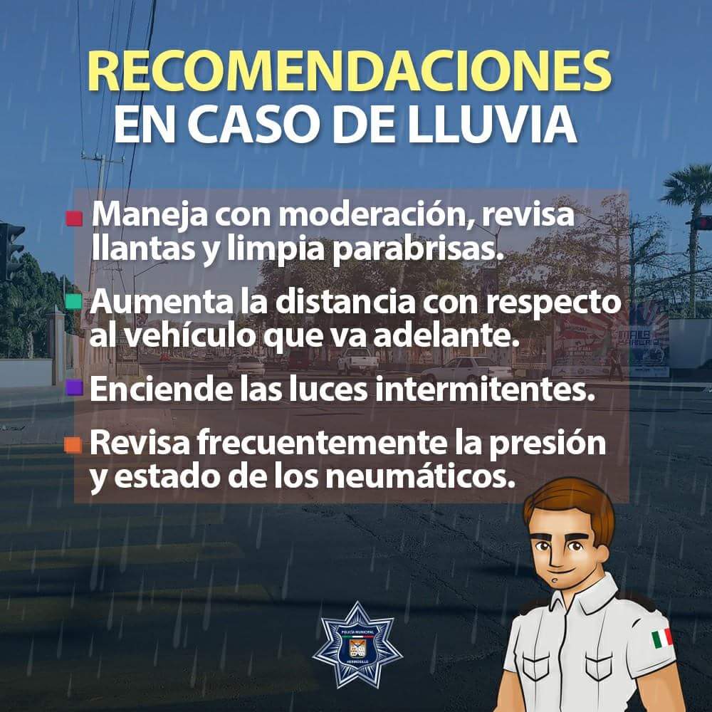 Recomendaciones del Departamento de Tránsito para evitar accidentes durante las lluvias ¡Mantente alerta al conducir!
