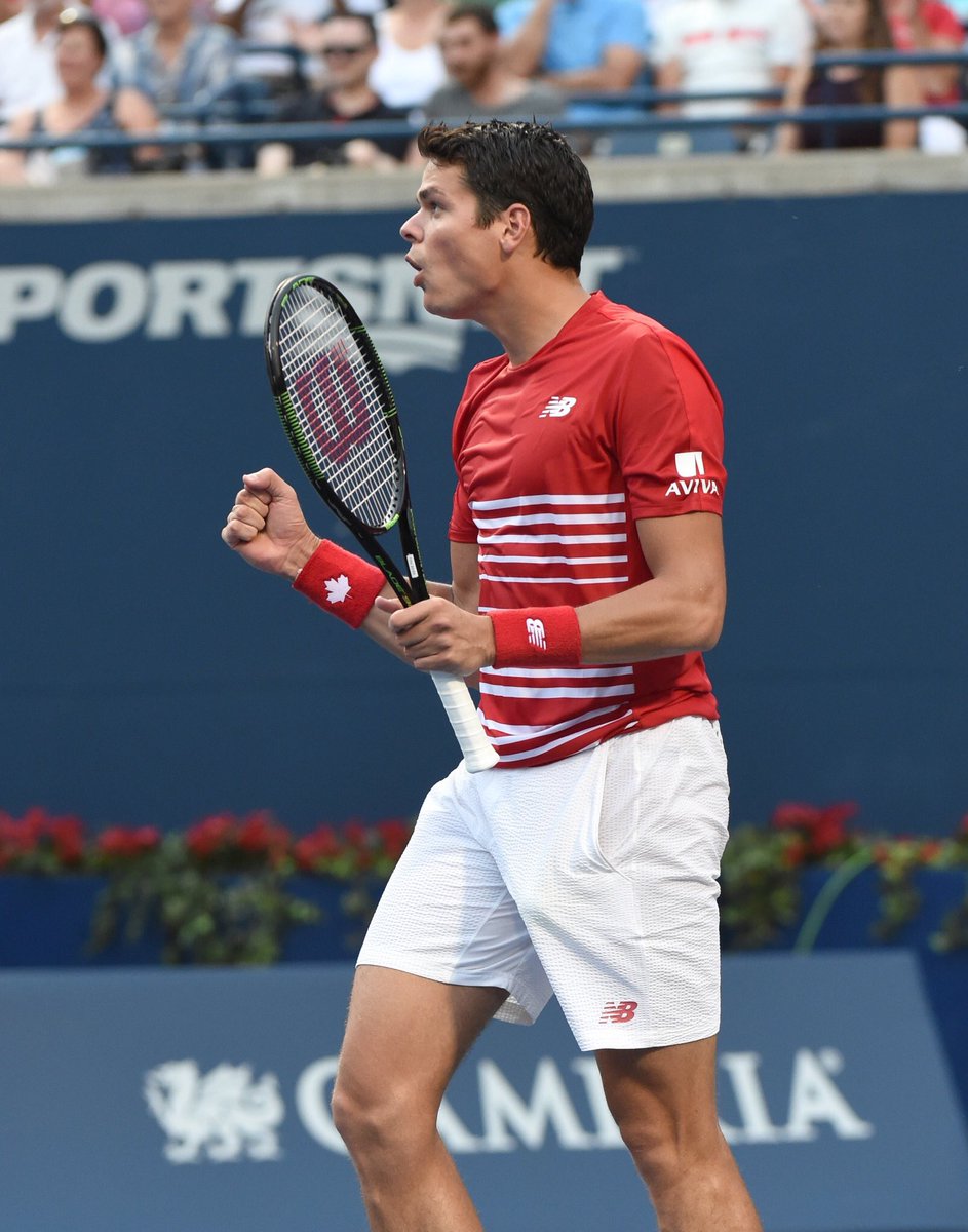 Milos_Hair's tweet photo. Who's watching? #CoupeRogers #teamRaonic #SwearByTheHair 🇨🇦🎾 https://t.co/sYEC4aMWCa