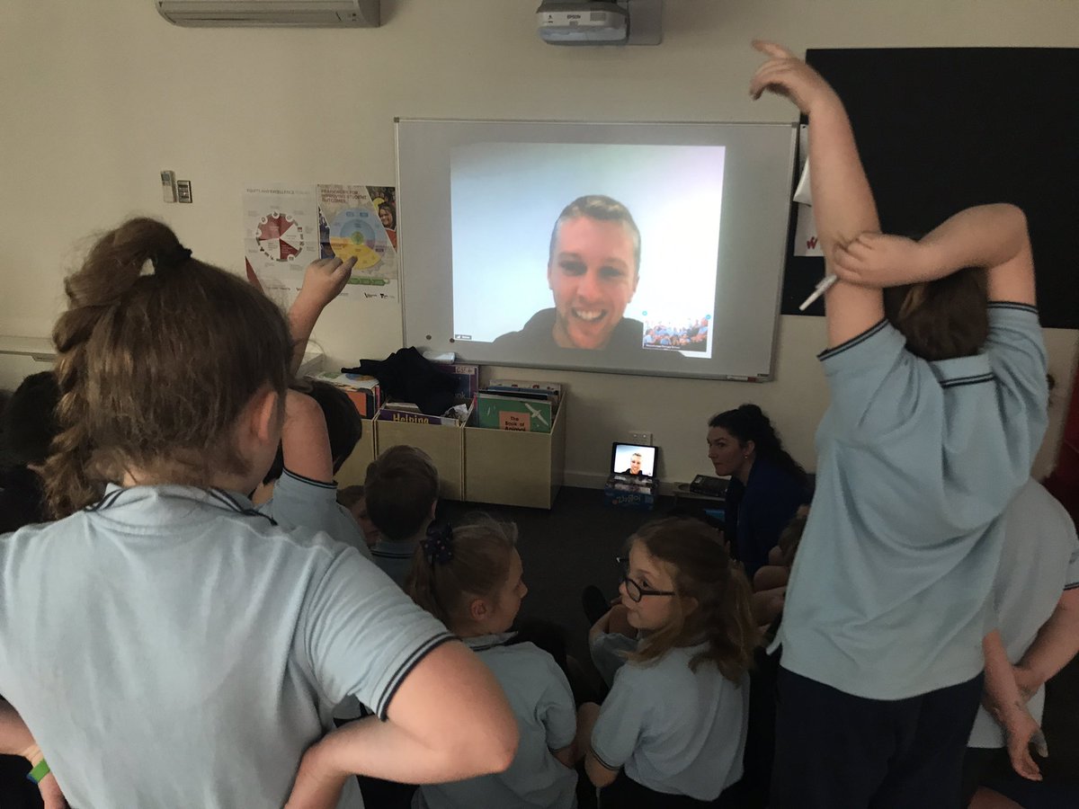 woolsthorpeps's tweet image. Miss Louden @MrsLJCumming class Q&amp;amp;A with Marten from Monash Uni using #zoomvideoconference #3dprinting #design #creativity
