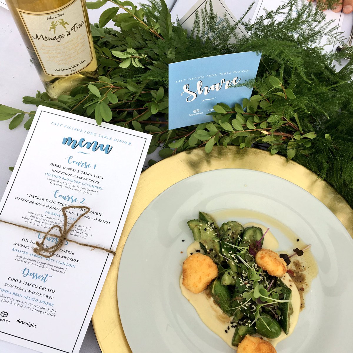 immrfabulous's tweet photo. I've NEVER been to a dinner like this before! On a bridge, being woo'd by top Calgary chefs! #EVLongTable https://t.co/zQIc8lJvwI