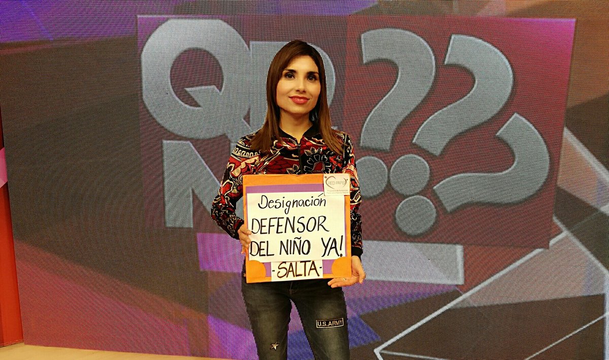 mabelcorralesok's tweet photo. Necesitamos para #Salta un Defensor/a del niño/a. Ayudanos con tu firma. https://t.co/11JPfKnl86