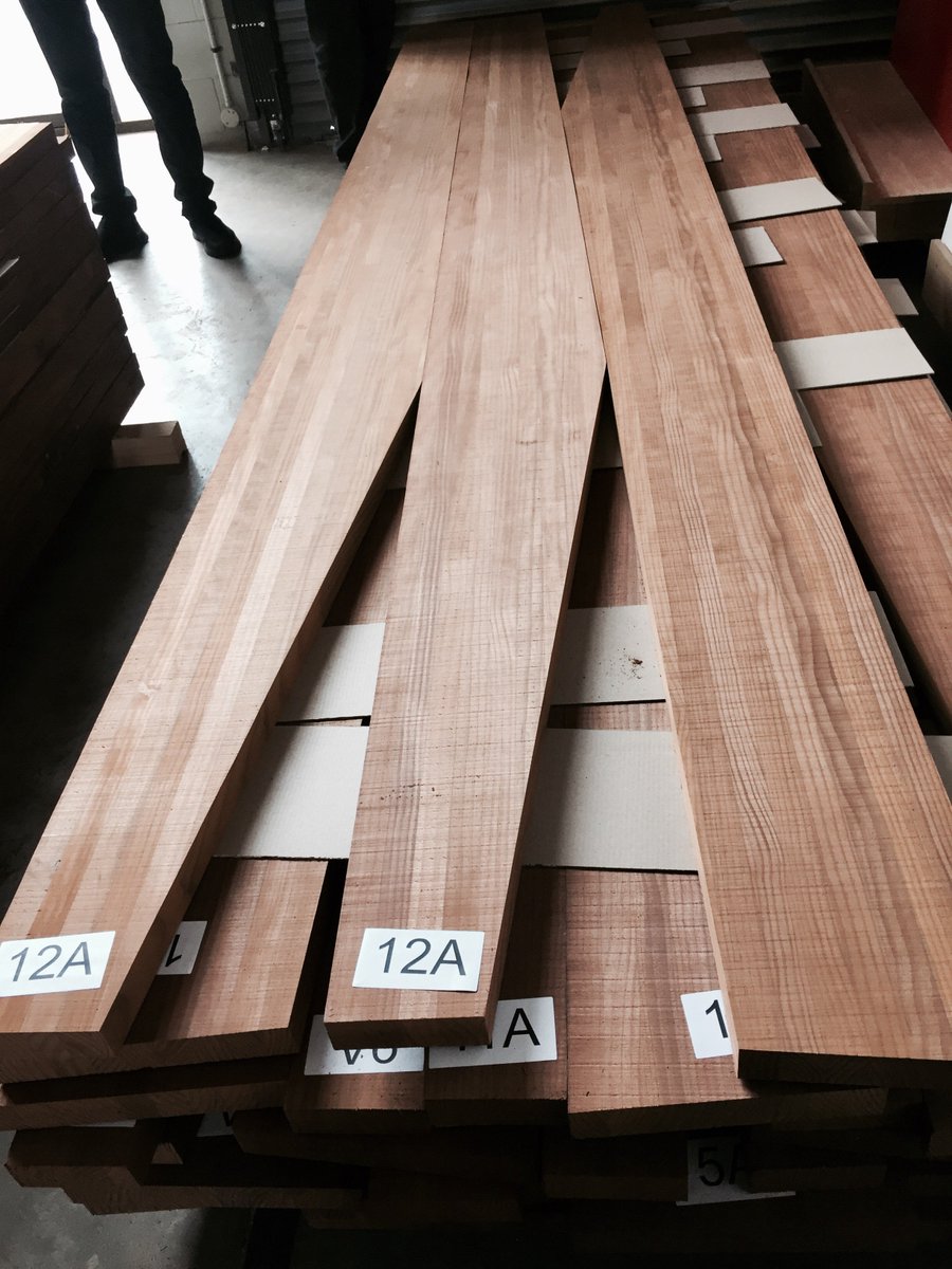 abodowood's tweet photo. Check out these 350mm wide custom Vulcan fins, being CNC cut for the Raukawa project in Tokoroa #vulcancladding #abodowood https://t.co/OZvkAaqnxY