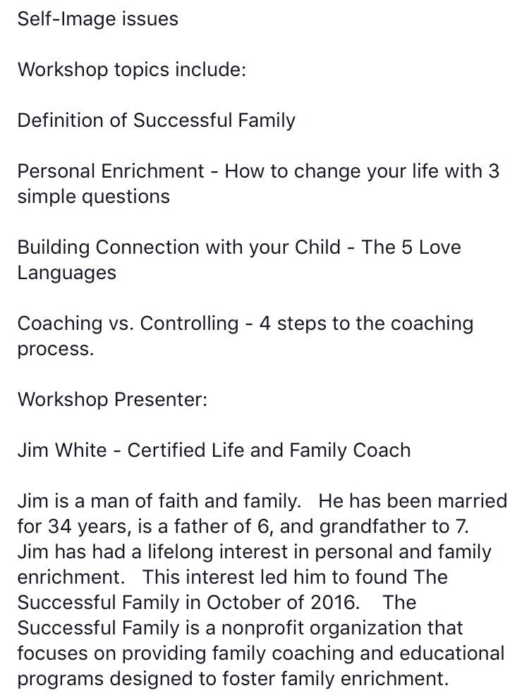 SuccessfulFam's tweet photo. Want to interact with and hear more from Coach? This is just one of several events coming up! Check out https://t.co/a4Wc5MUkgA for more! https://t.co/AgS0uFkT9O