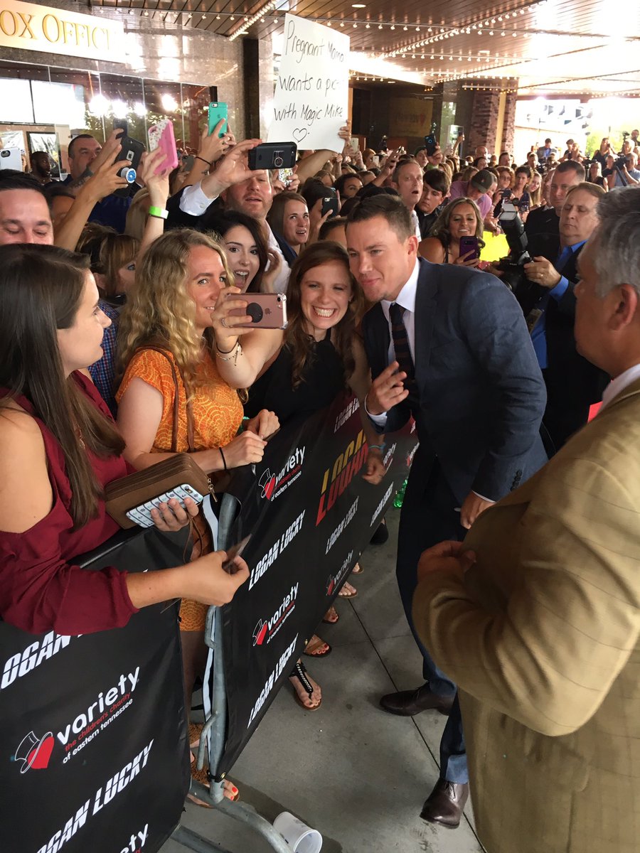 #jimmylogansrun Day 3&amp;4. Most fun I've ever had promoting a film. Thx to every1. Can't wait for you to see all of it. 🙏🏽 <a href="/loganluckymovie/">Logan Lucky</a>