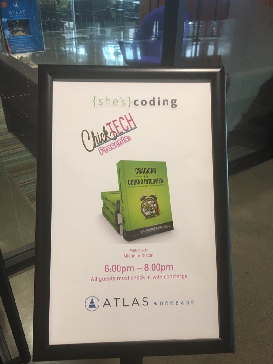 ChickTechSea's tweet image. It's going down now! We're #crackingthecodinginterview w/@shescoding #womenintech #technicalinterview #codinginterview #newjob #jobsearch