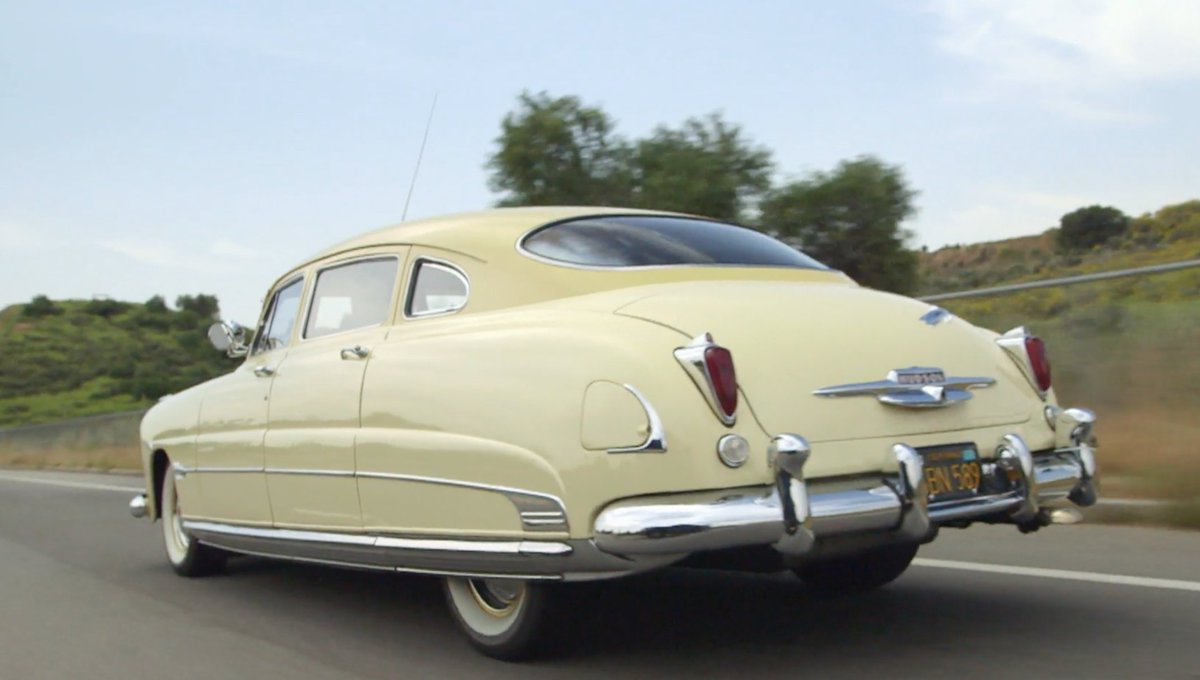 LenosGarage's tweet photo. The story behind @jayleno's 1951 Hudson Hornet is what makes it so special. #JayLenosGarage https://t.co/Lm0vSy77kJ