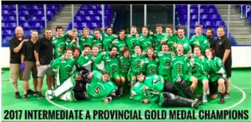 In the building tonight are the <a href="/IntShamrocks/">Intermediate Rocks</a> who come back with some hardware! 2017 Intermediate A Provincial Champions! #ShamrocksNation