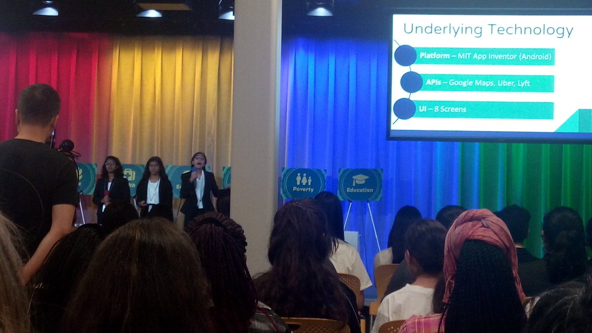 odedejames's tweet image. Team #keepcalmandcode from US presenting an app to help refugees integrate to the society.