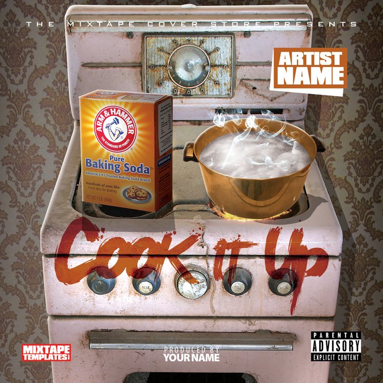 MixtapeCover's tweet photo. Cook It Up predesigned #mixtapecover - 100% CUSTOMIZABLE and PRINTABLE #cdcover only $9.99! #MixtapeCoverStore https://t.co/PLgSsgsOFk https://t.co/dHvIVubWeC