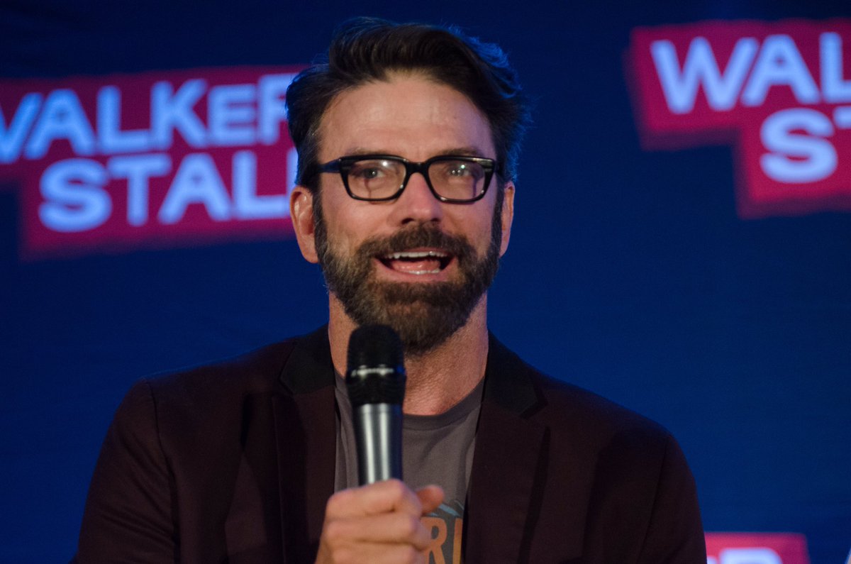 ZNATIONSOCIETY's tweet photo. @keithallanduh during the z nation panel, at @walkrstalkrcon in tulsa! #wsctulsa β¨ https://t.co/i48tTlY9Ns