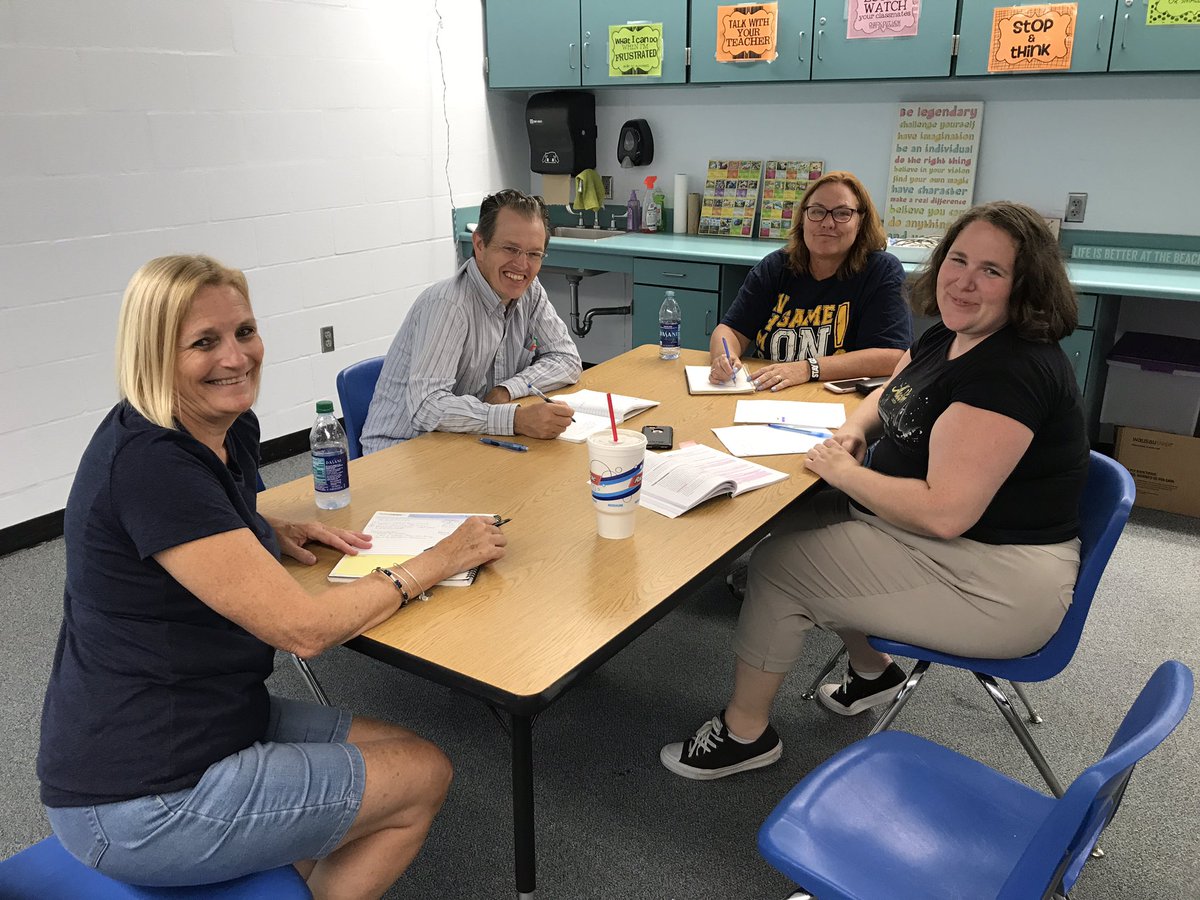 Meeting with WHMS teachers who are planning for Genius Hour. Excited to get this started. #whatsyoursuperpower