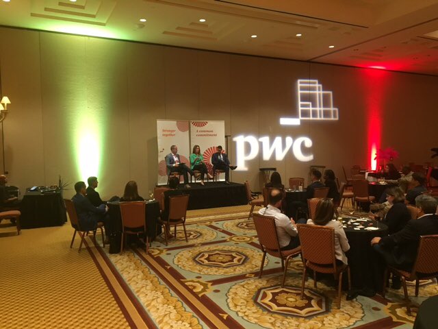 These are #PwCProud moments! Talkin the <a href="/PwC_US_Careers/">Amer Direkt</a> journey to partner at #ALPFA