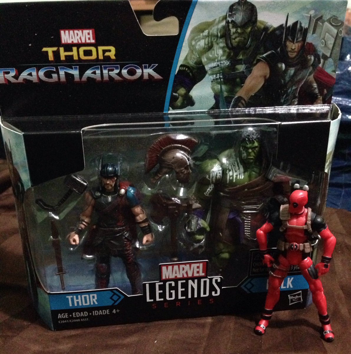 Just got my #thor and #hulk package today from hasbrotoyshop.