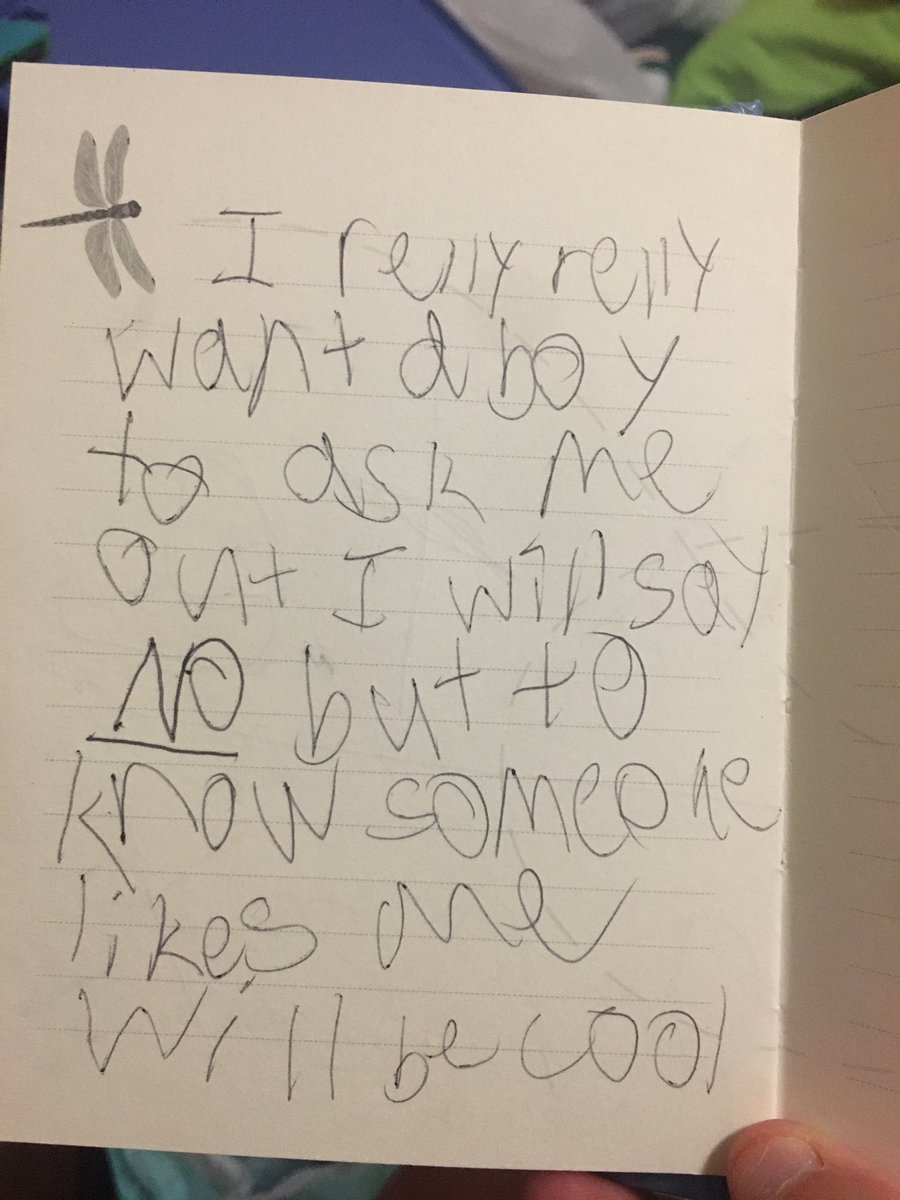 KennedyJilot's tweet photo. Found this fun diary from 10 years ago 🙃 https://t.co/Pm2zeINUd3