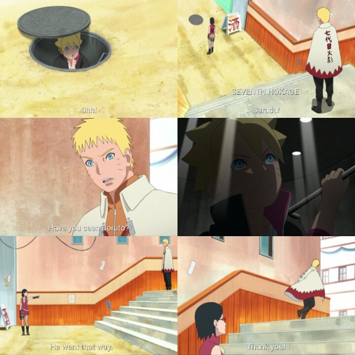 Playing hide and seek 😂 

#BORUTO #Naruto #Uzumaki