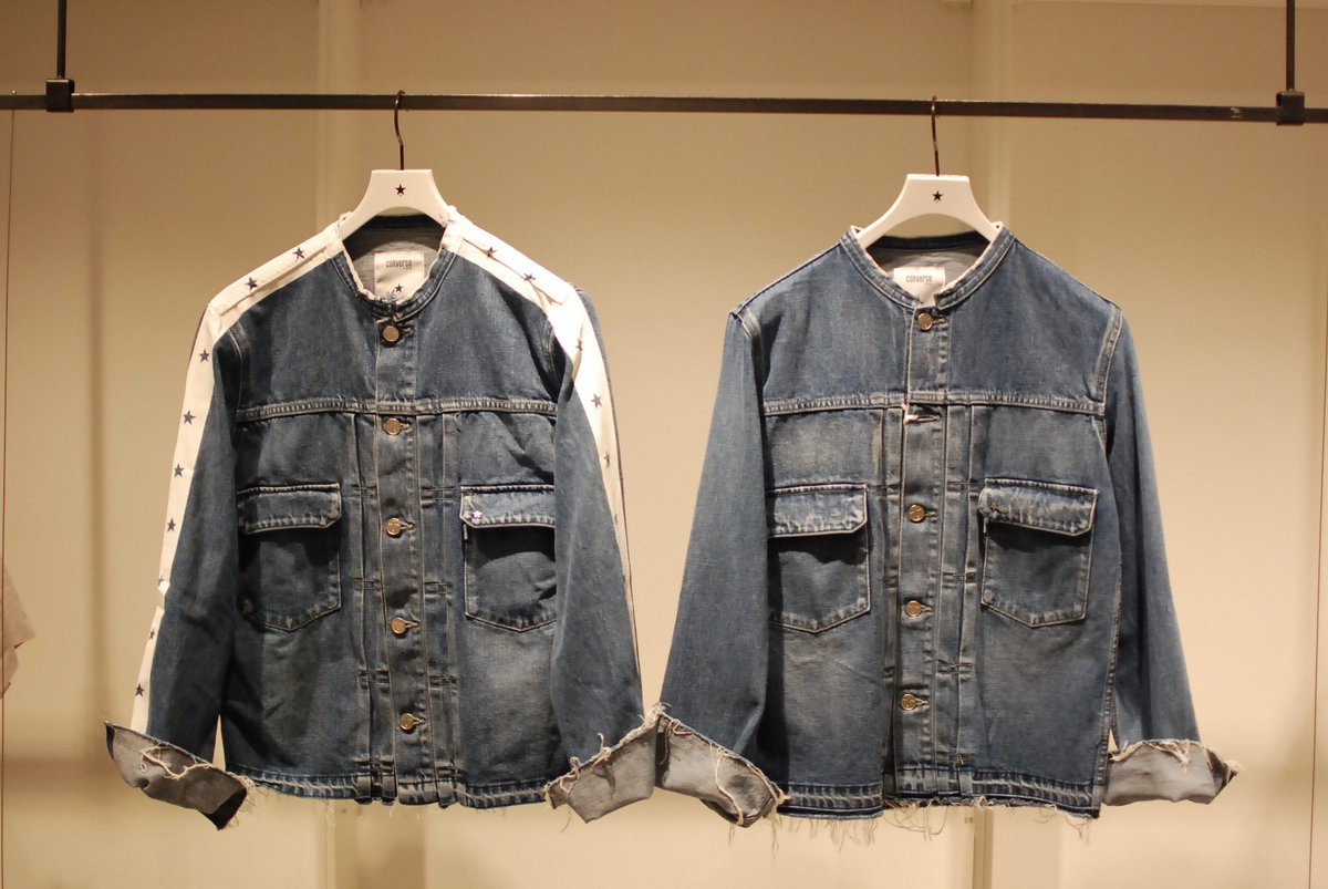 Converse Tokyo Pa Twitter インディゴノーカラーgジャン 28 000 Tax ライン入りノーカラーgジャン 32 000 Tax 定番のノーカラーgジャンに加え 今季らしくコンバースらしい 型にくり抜いたライン入りのgジャンが入荷いたしました レディス メンズサイズのご用意