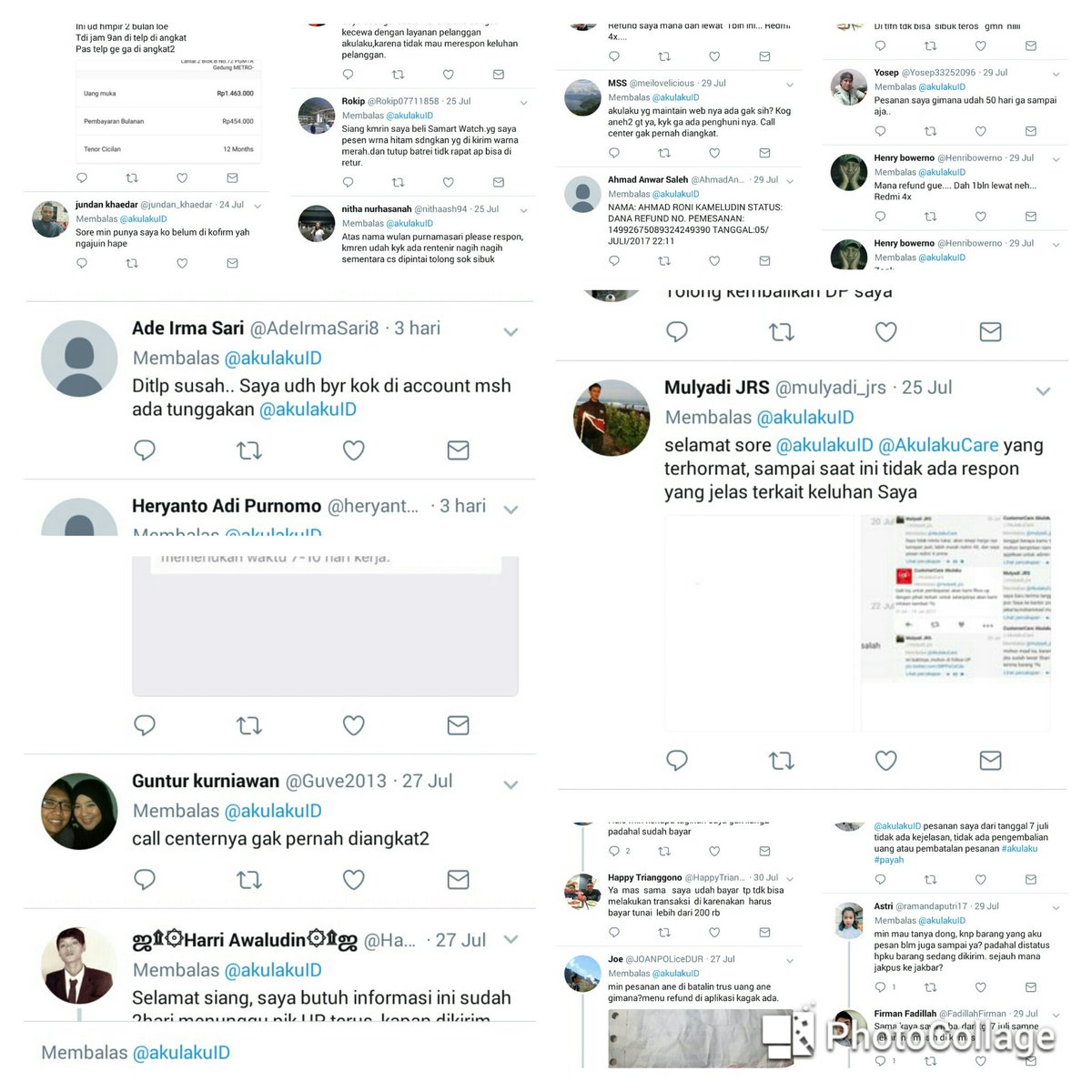 Ruwet.... minta nope ma norek mulu. Semakin jelas ketidakjelasannya. Mo dibuat in teruskah?  <a href="/akulakuID/">Akulaku Indonesia</a> <a href="/AkulakuCare/">CustomerCare Akulaku</a> <a href="/Kemendag/">Kemendag</a> <a href="/LAPOR1708/">LAPOR! 1708</a> .