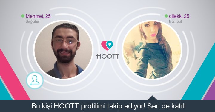 #HOOTTapp HOOTT süper! Takipçilerime gözat hemen. HOOTT ile eğlen! goo.gl/jPUaB0