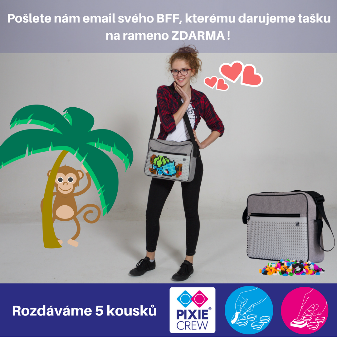 MilanGaba's tweet image. Pošlete nám email svého BFF, kterému darujeme tašku na rameno ZDARMA ! Rozdáváme 5 kousků - joy@pixiecrew.com
#pixiecrewglobal #pixiecrew
