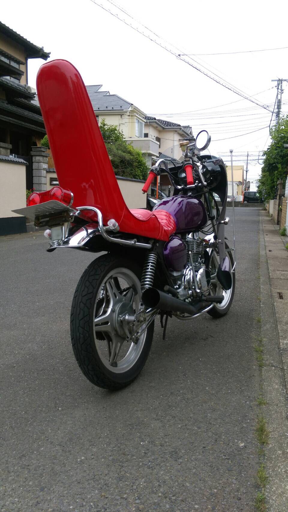 cb250 バブ 三段シート 90センチ 水臭く cb250 バブ 三段シート 90センチ 水臭く