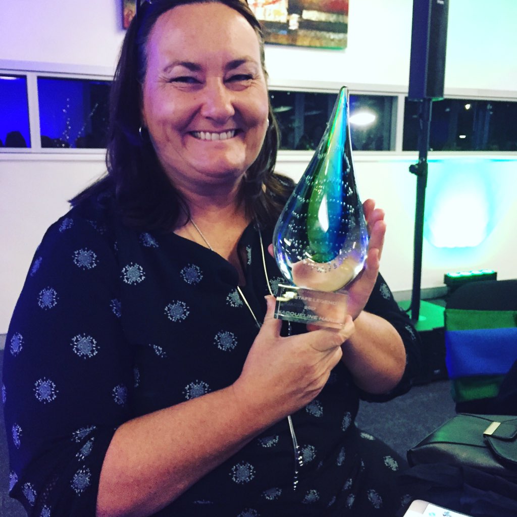 RobynLittlejoh1's tweet photo. Well done Jackie Harle our TQEC Legend #leadersandlegends #austafeqldnt https://t.co/xbhLmzXwkq