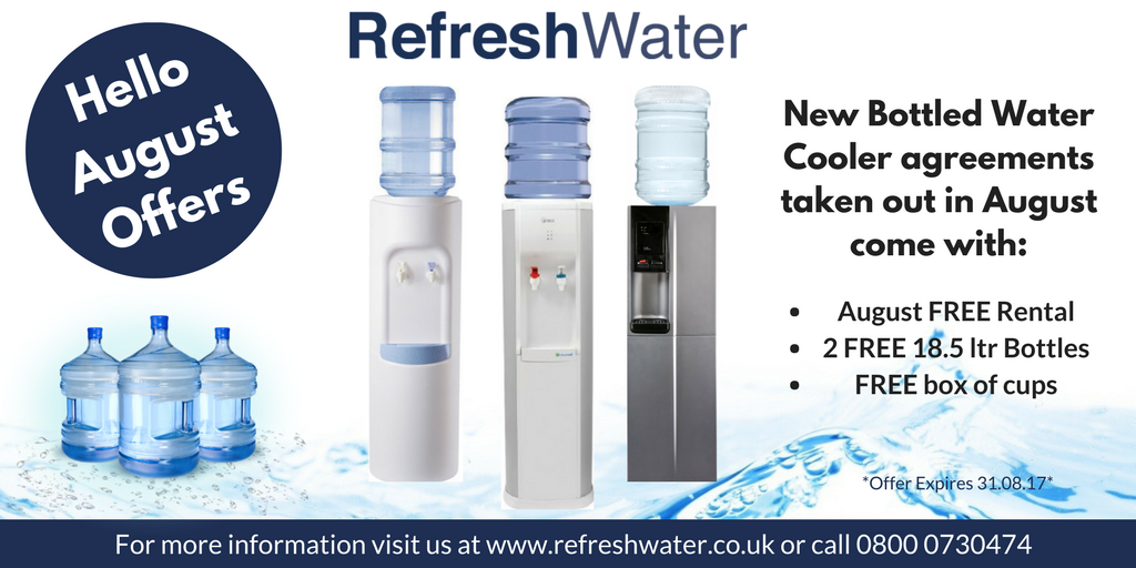 RefreshWater_'s tweet photo. Refresh your August with our #SpecialOffer of a free rental starter kit that includes bottled water coolers & 1000 cups! #ReasonsToRefresh https://t.co/KUjFdzJ6Uu