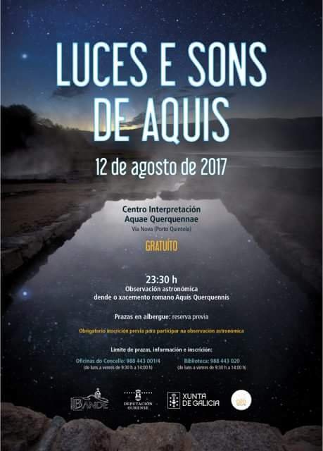 Este sábado en Bande Perseidas, arqueoloxía e contaminación luminosa