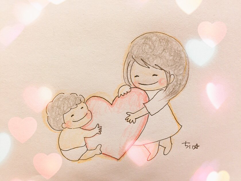 「みんなもってる優しい気持ち。

#ハートの日 」|ちぃ☆のイラスト