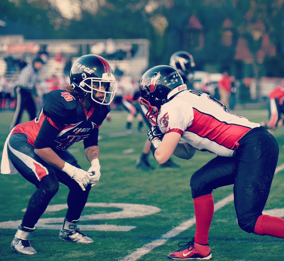DBtheDB45's tweet photo. #tbt The last season of my 9 yr career..#chicagoForce #womenInFootball #playForHer #dbTheDb #45 #retired https://t.co/jcEkYGnzcI