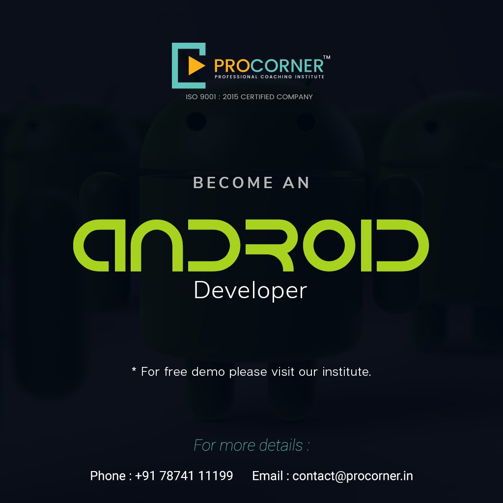 procorner_in's tweet photo. Make your IT career with us. #Android #GetAJob #LearnSurat #ITCareer #Education #AndroidTraining
https://t.co/PQGD9taOkZ https://t.co/1XgDVzka0Z