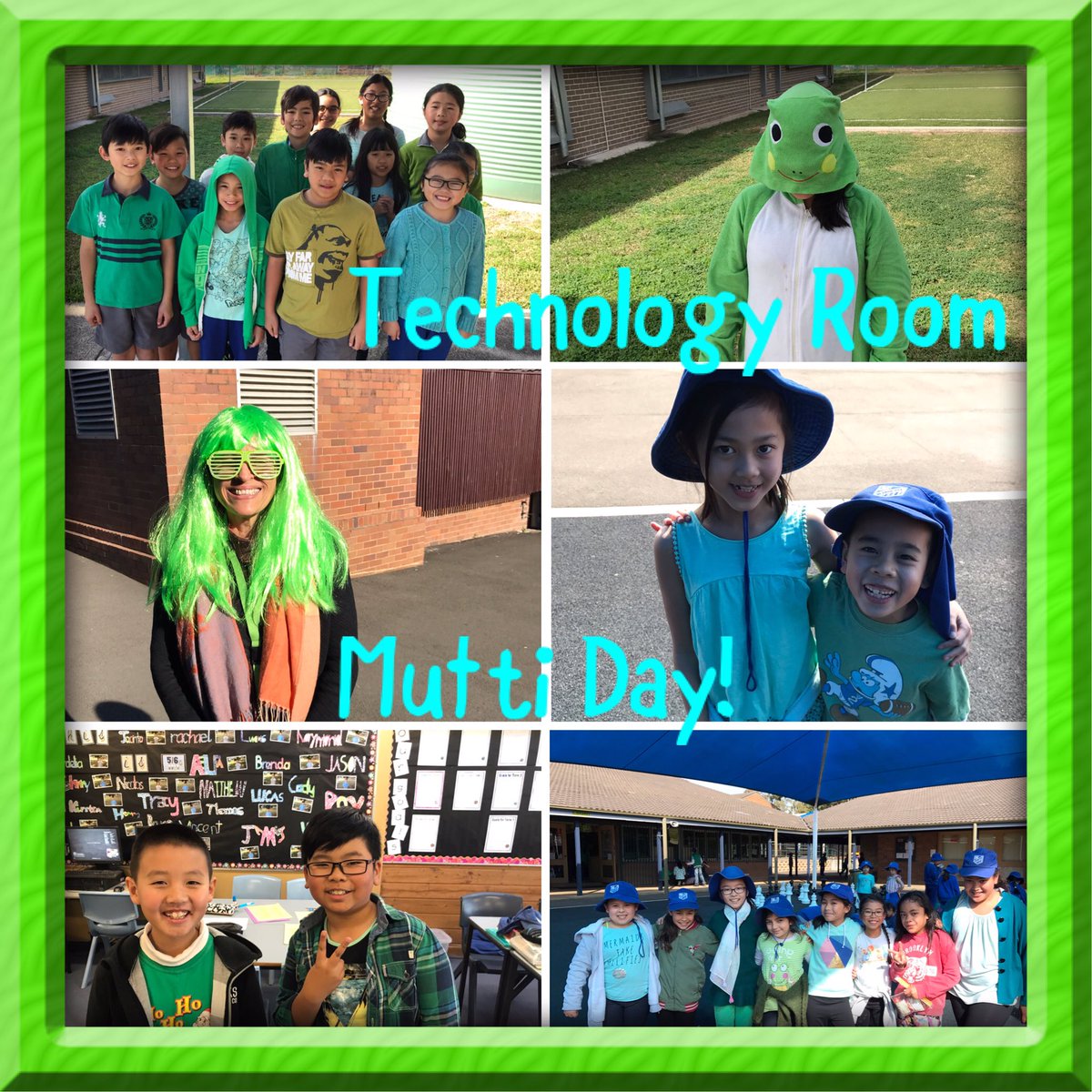 A great green day! Thank you to our families &amp; staff for your continued support. We'll keep you updated on the progress of our tech room.