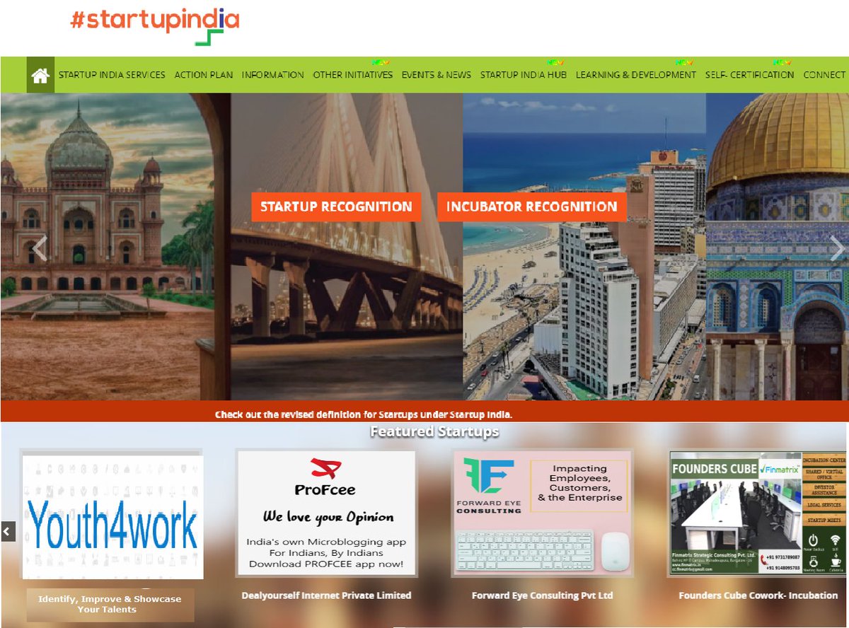 Youth4work's tweet image. Youth4work is one of the featured startup. @makeinindia #modisupport #pmkvy #StartupIndia