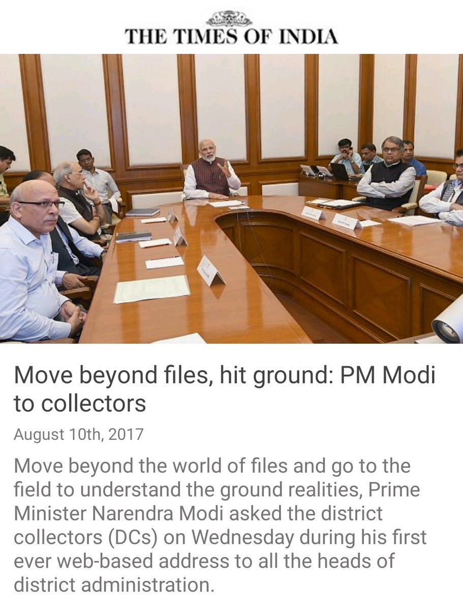Move beyond files, hit ground: PM Modi to collectors
timesofindia.indiatimes.com/india/move-bey… via NMApp