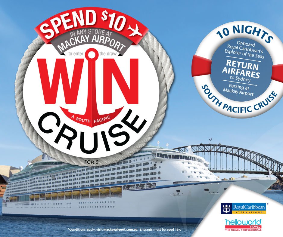 Only a few more weeks left to enter! Don't miss the boat... (or should we say Cruise ship 😂)