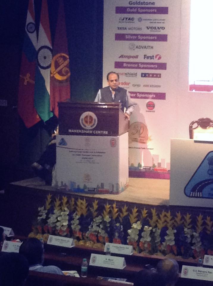 Strong speech by Yudhvir Singh Malik, IAS Secretary to Govt. of India, Department of Road Transport and Highway. #ICEPTI2017  #ASRTU
