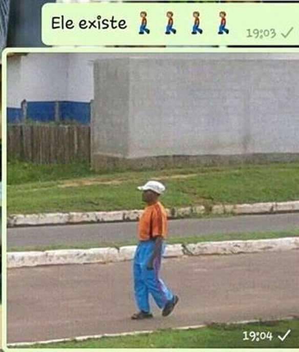 E não é que o cara existe mesmo! 😂